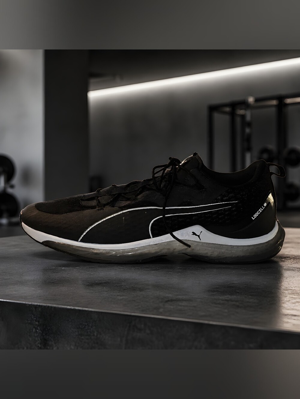 Puma Men's Black Athletic Sneakers
